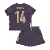 Maglie da calcio Inghilterra Ezri Konsa #14 Seconda Maglia Bambino Europei 2024 Manica Corta (+ Pantaloni corti)